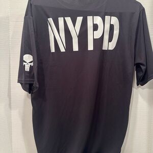 NYPD PUNISHER Black Men's Shirt